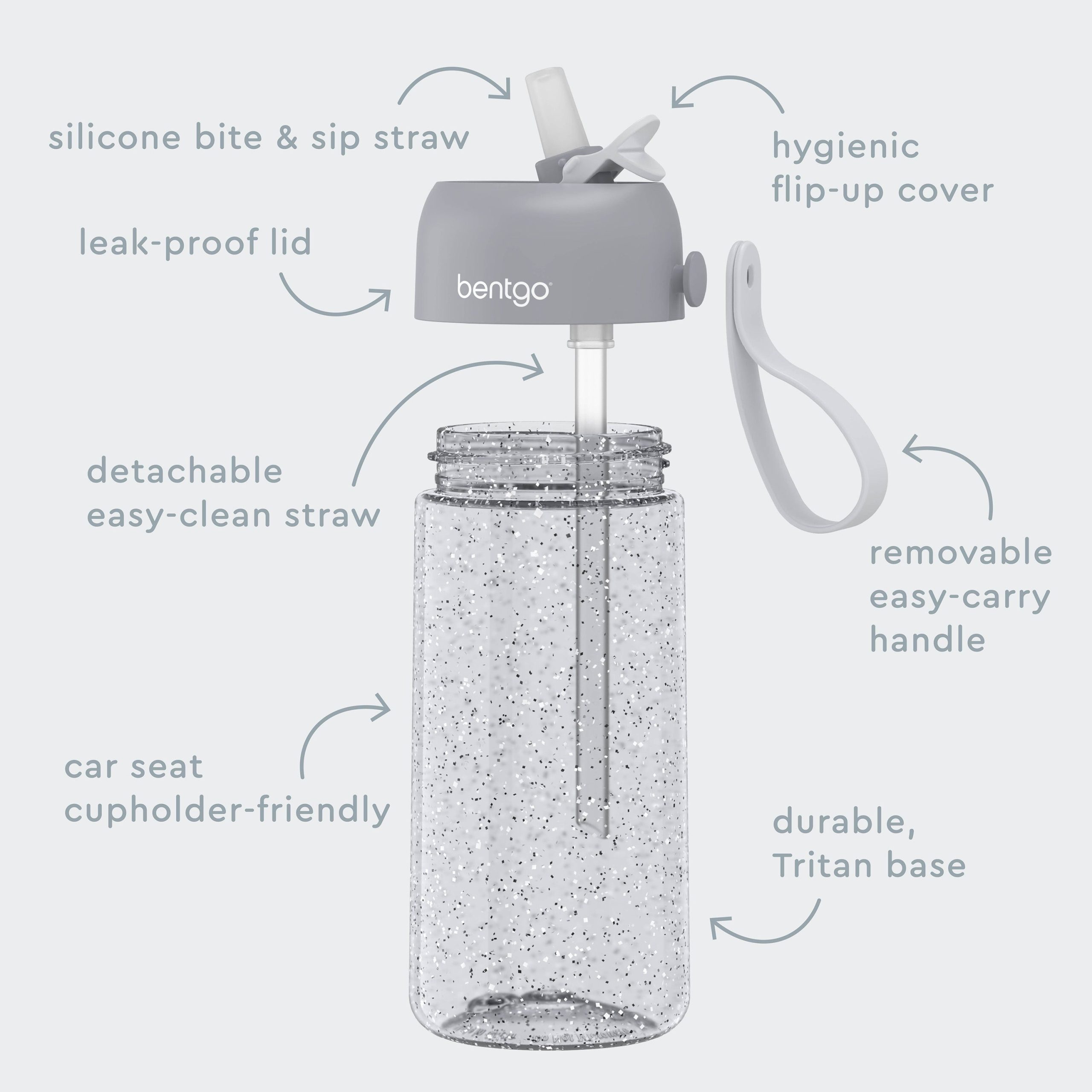 Bentgo Kids Water Bottle (Glitter) - Image 14